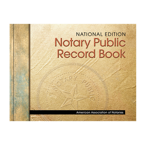 District of Columbia Notary Public Journal (Record Book) - Stone Cover