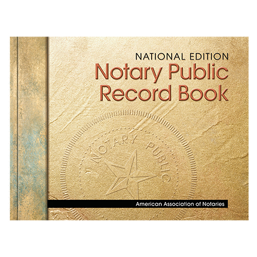 District of Columbia Perfectly Bound Notary Public Journal (Record Book) - Stone Cover